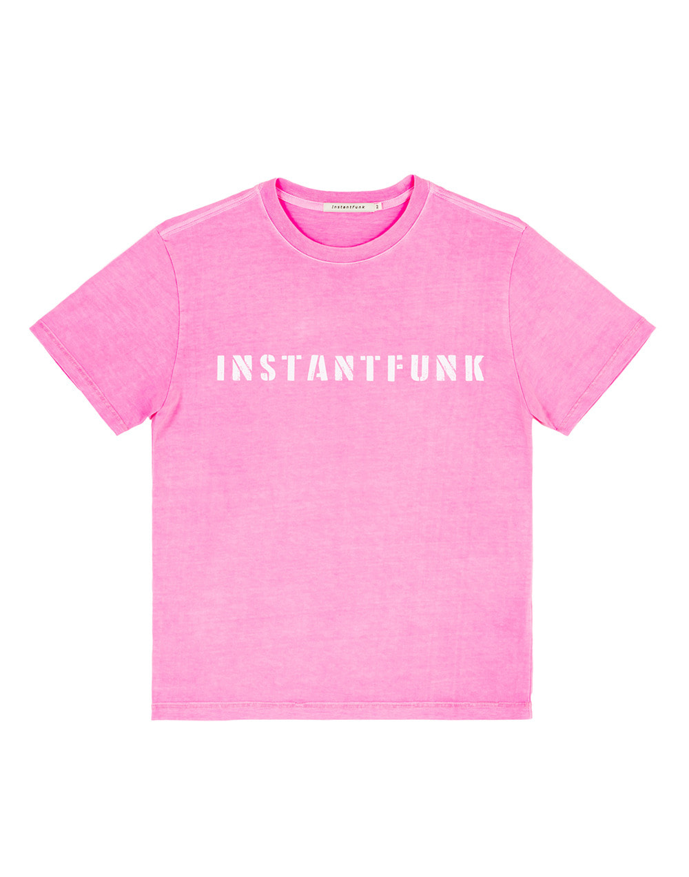피그먼트다잉 티셔츠 - 핑크