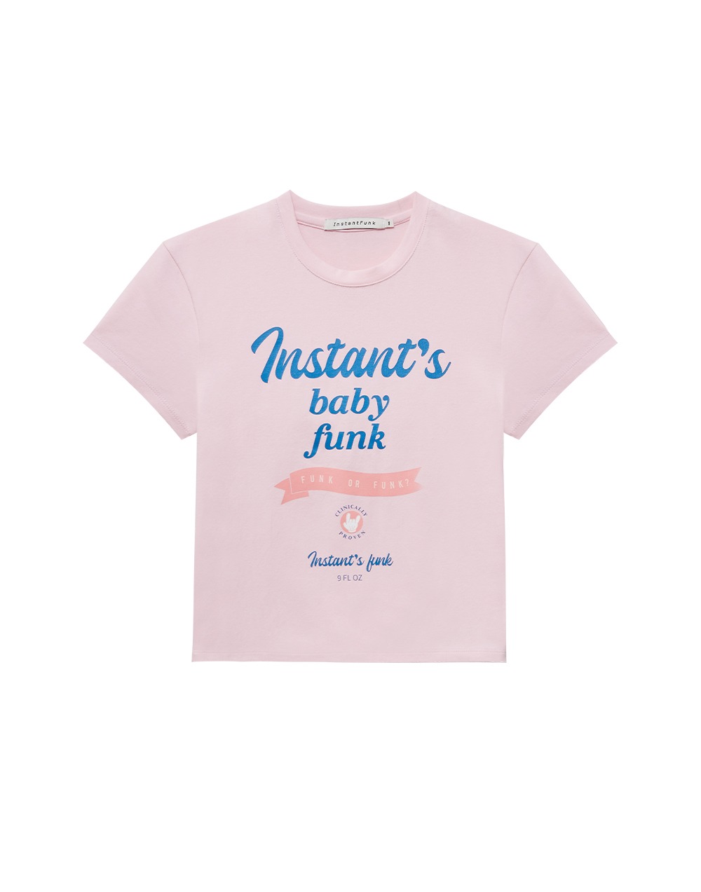 22SS 패스티시 그래픽 티셔츠 - 핑크